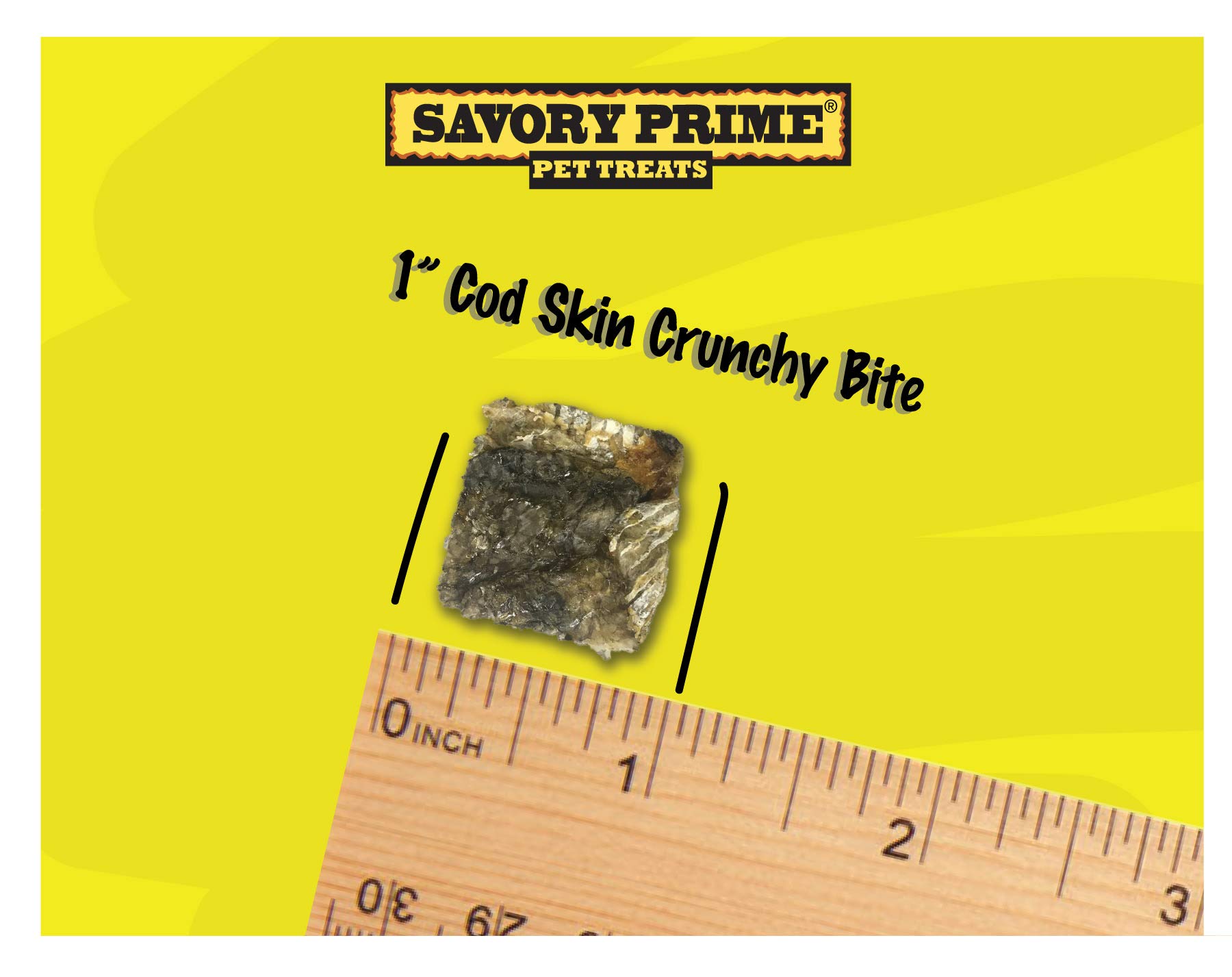 Savory Prime Cod Skin Crunchy Bites, 8-Ounce