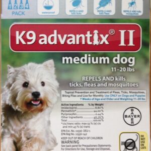 New - for Dogs 10-22 Lbs. 4 Month Supply by Advantix