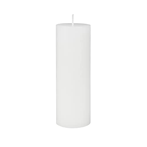 6 Inch White Pillar Candle