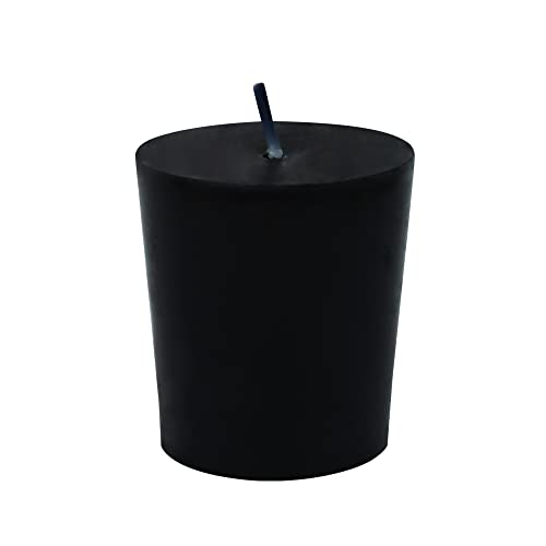 Zest Candle 12-Piece Votive Candles, Black