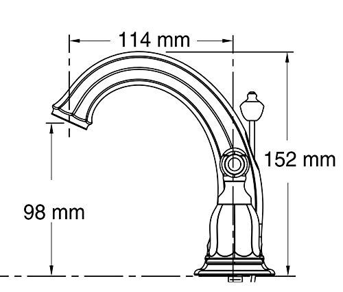 KOHLER Kelston Widespread Bathroom Sink Faucet, Drain Included, 3 Hole Installation, Oil-Rubbed Bronze Finish, K-13491-4-2BZ