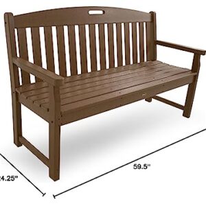 Trex Outdoor Furniture TXB60TH 60-Inch Yacht Club Bench, Tree House