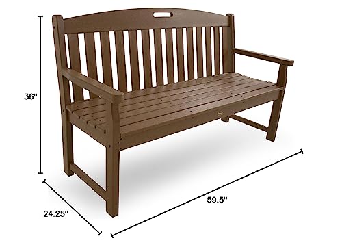 Trex Outdoor Furniture TXB60TH 60-Inch Yacht Club Bench, Tree House