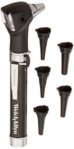 welch allyn pocketscope jr. otoscope with aa handle, pocket clip 22840