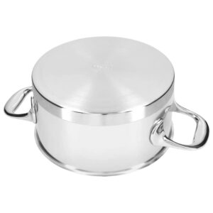 Demeyere Atlantis Stainless Steel 2.3 qt Casserole & Lid