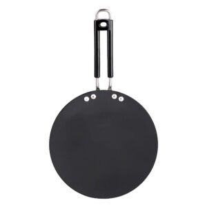 Vinod 220cm Black Pearl Concave Hard Anodized Tawa, 8.5-Inch