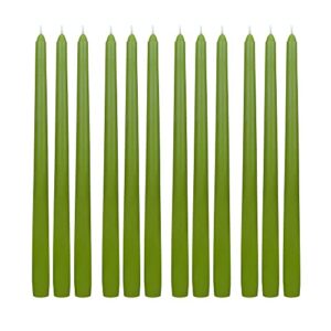 12 Inch Sage Green Taper Candles