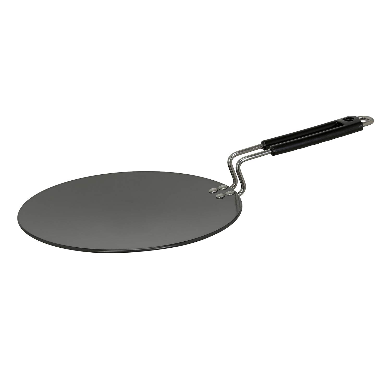 Vinod 220cm Black Pearl Concave Hard Anodized Tawa, 8.5-Inch