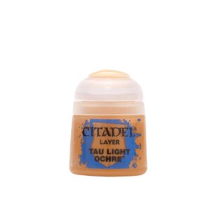 Games Workshop Citadel Pot de Peinture - Layer Tau Light Ochre, 12 ml (Pack of 1),Black,9918995104206