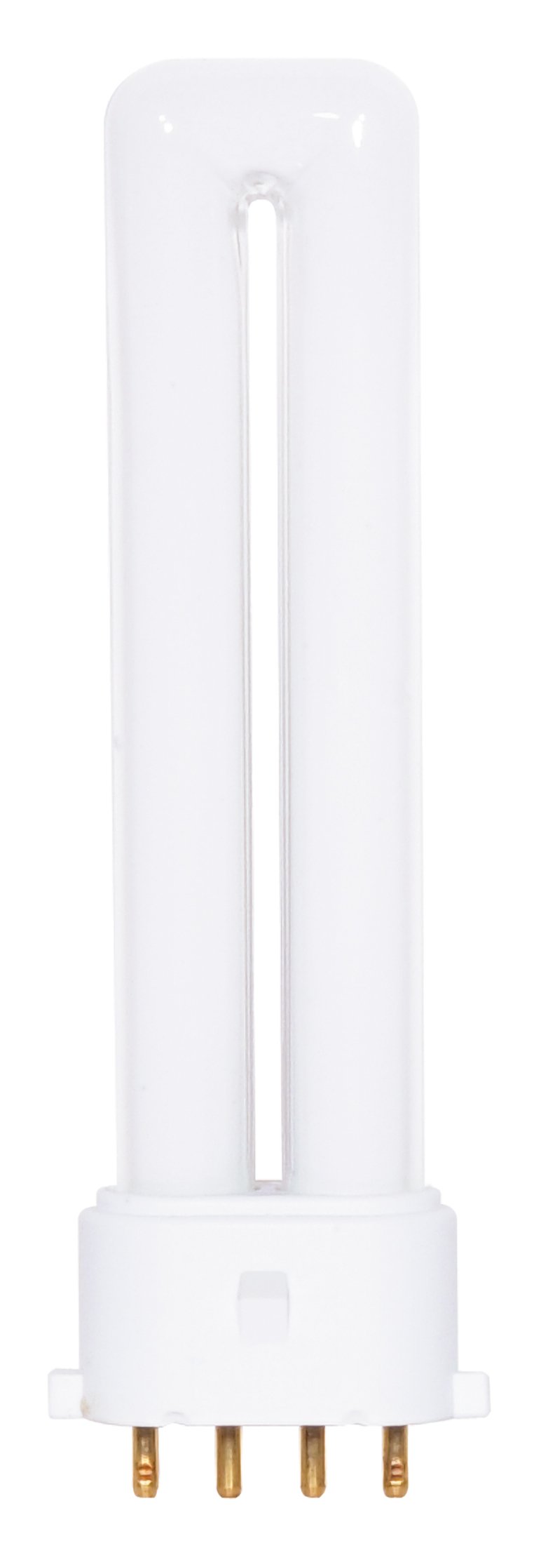 Satco S8363 4100K 7-Watt 2G7 Base T4 Twin 4-Pin Tube for Electronic and Dimming Ballasts,Cool White