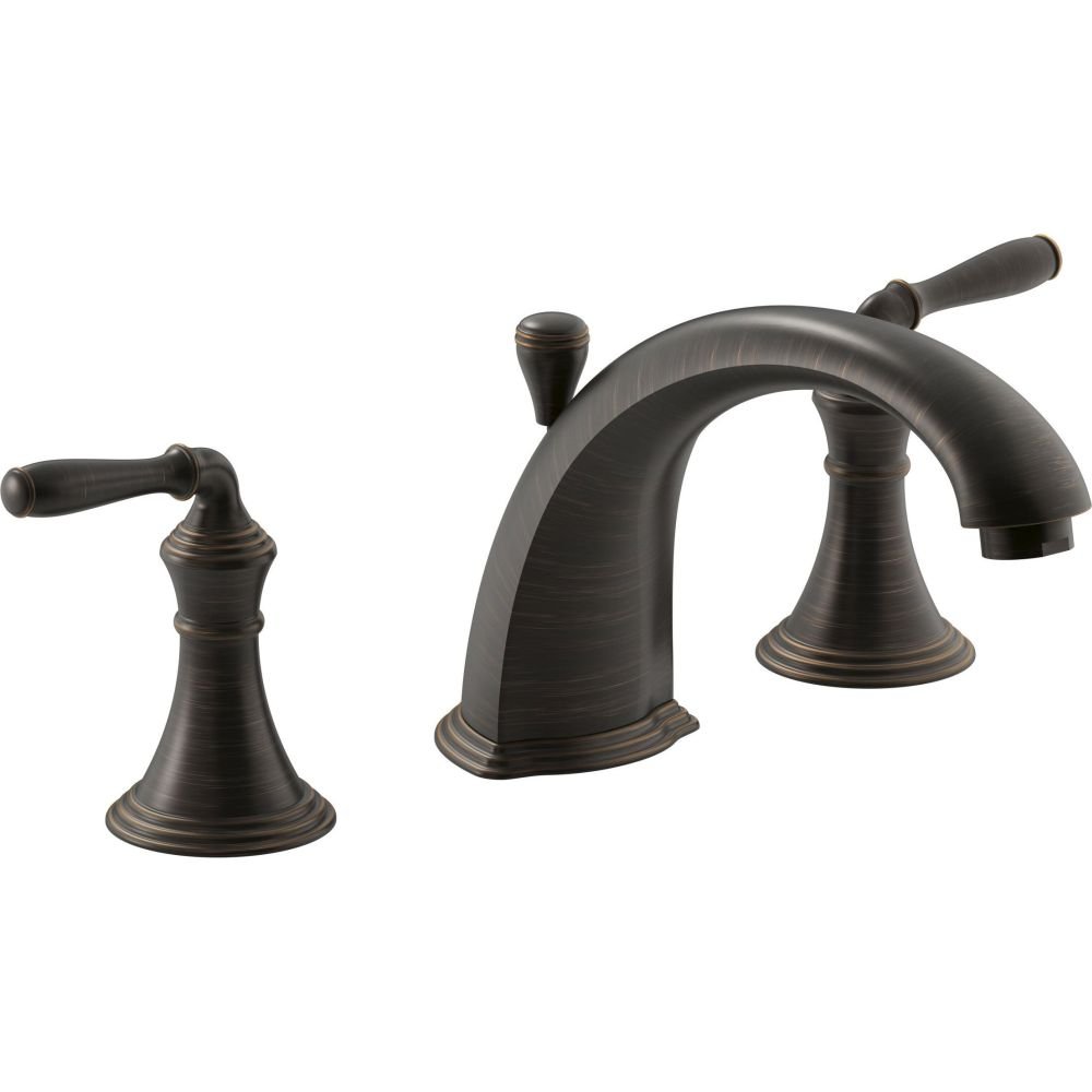 Kohler K-T387-4-2BZ Devonshire Deck Mount Bath Faucet Trim, Oil Rubbed Bronze