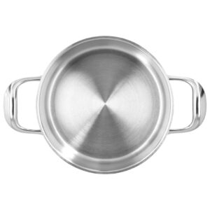 Demeyere Atlantis Stainless Steel 2.3 qt Casserole & Lid