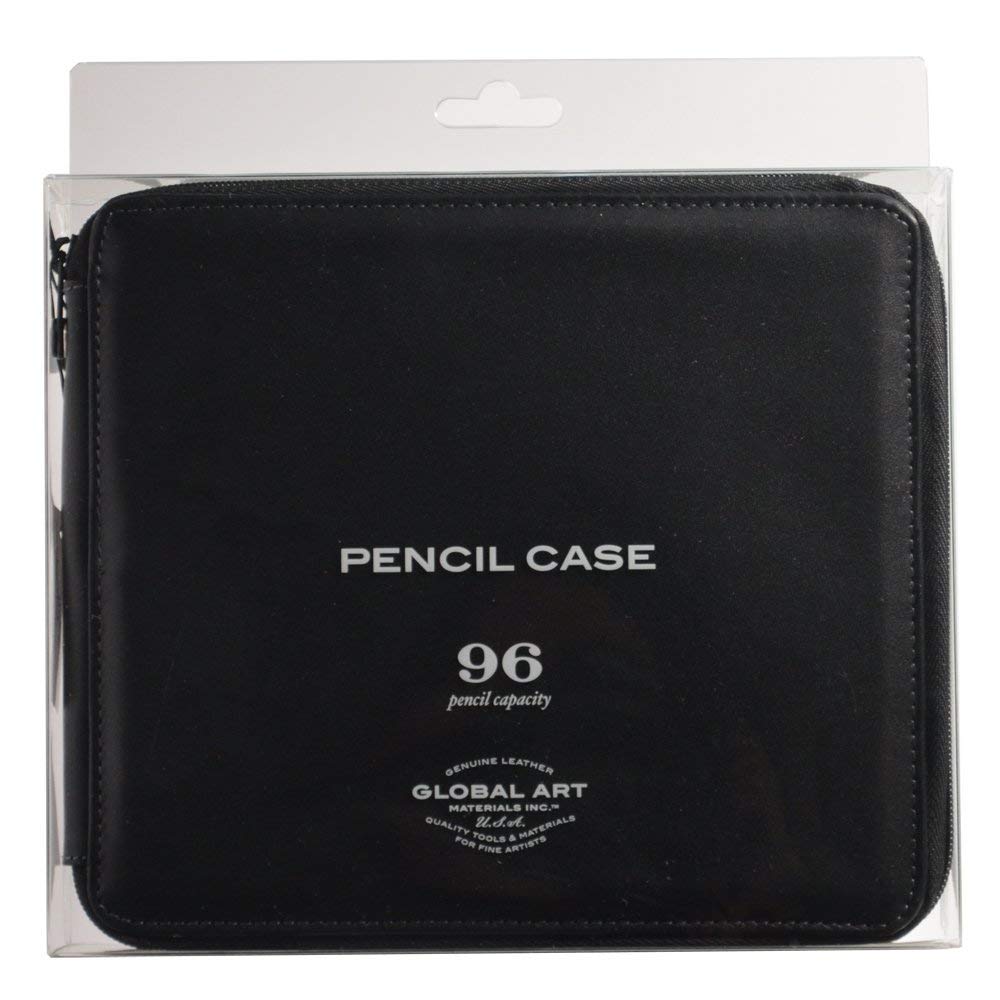 Speedball Art Products Genuine Leather Storage Case for Pencils, Makers, Pens and Art Supplies