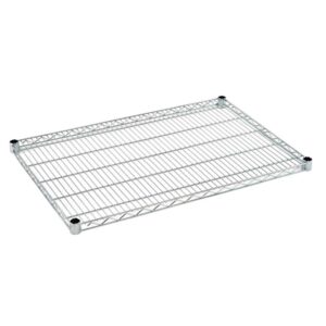 Sandusky Lee WS362474-C Chrome Steel Wire Shelving, 4 Adjustable Shelves, 800 lb. Per Shelf Capacity, 74" Height x 36" Width x 24" Depth, 4 Shelves