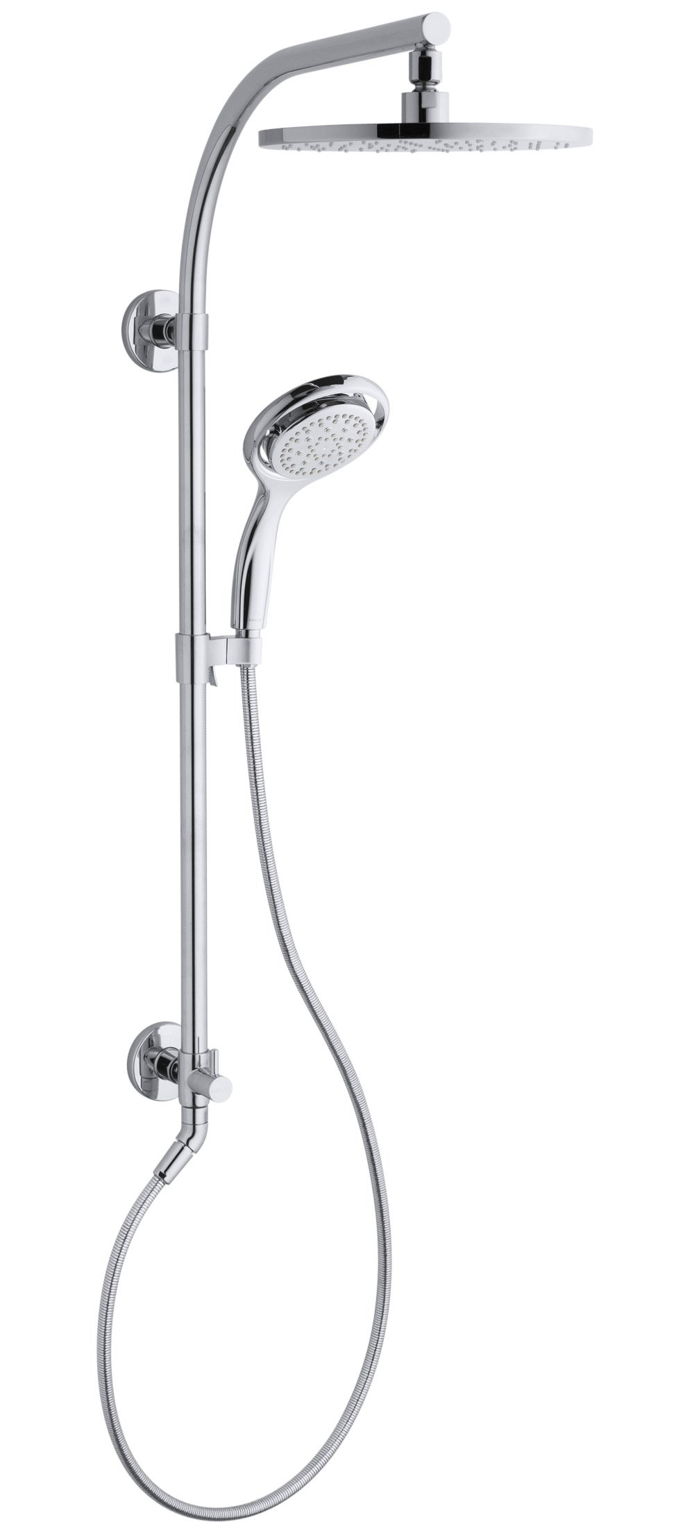 KOHLER K-45209-BN HydroRail -R Shower Column, Vibrant Brushed Nickel