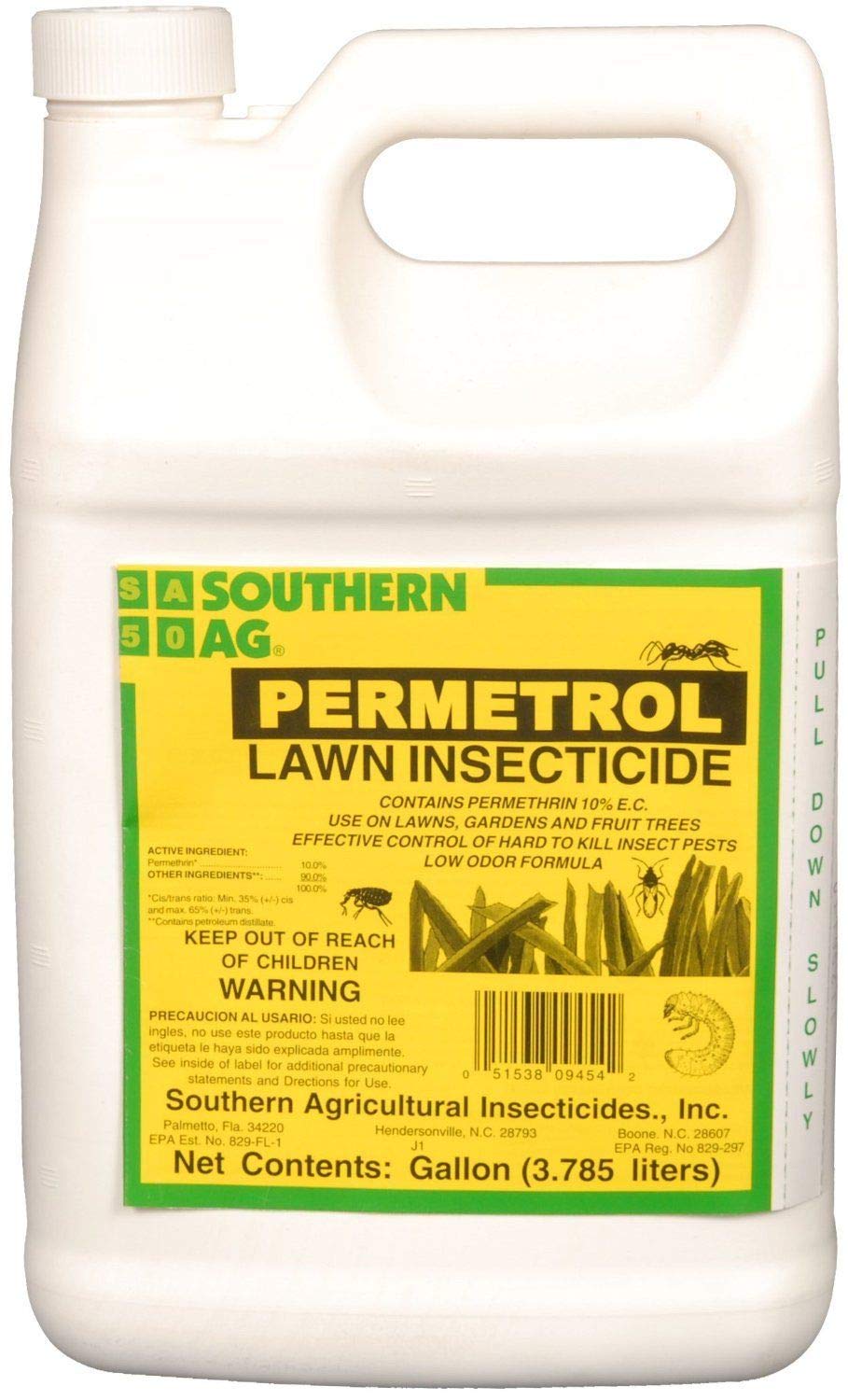 Root 98 Warehouse Southern Ag Permetrol 10% Lawn Insecticide, 1 Gallon Size: 1 Gallon