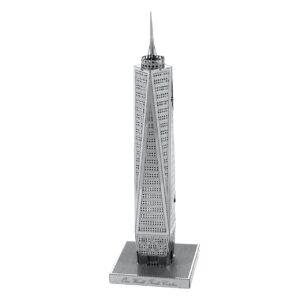 fascinations metal earth one world trade center building 3d metal model kit