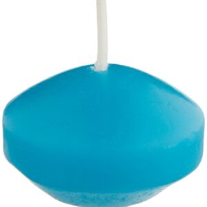 Zest Candle 24-Piece Floating Candles, 1.75-Inch, Turquoise