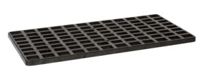 grating, 2x26x52 in., hdpe, black