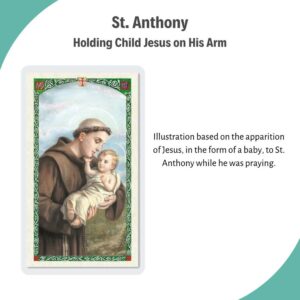 Prayer to Saint Anthony Holy Card (HC9-030E) - Laminated