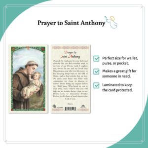 Prayer to Saint Anthony Holy Card (HC9-030E) - Laminated