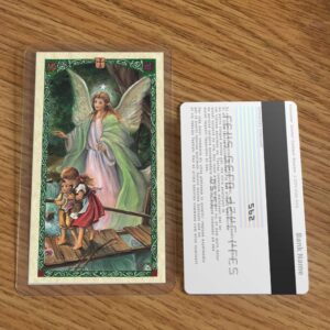 Prayer to Your Guardian Angel Holy Card (HC92E) -047- Laminated