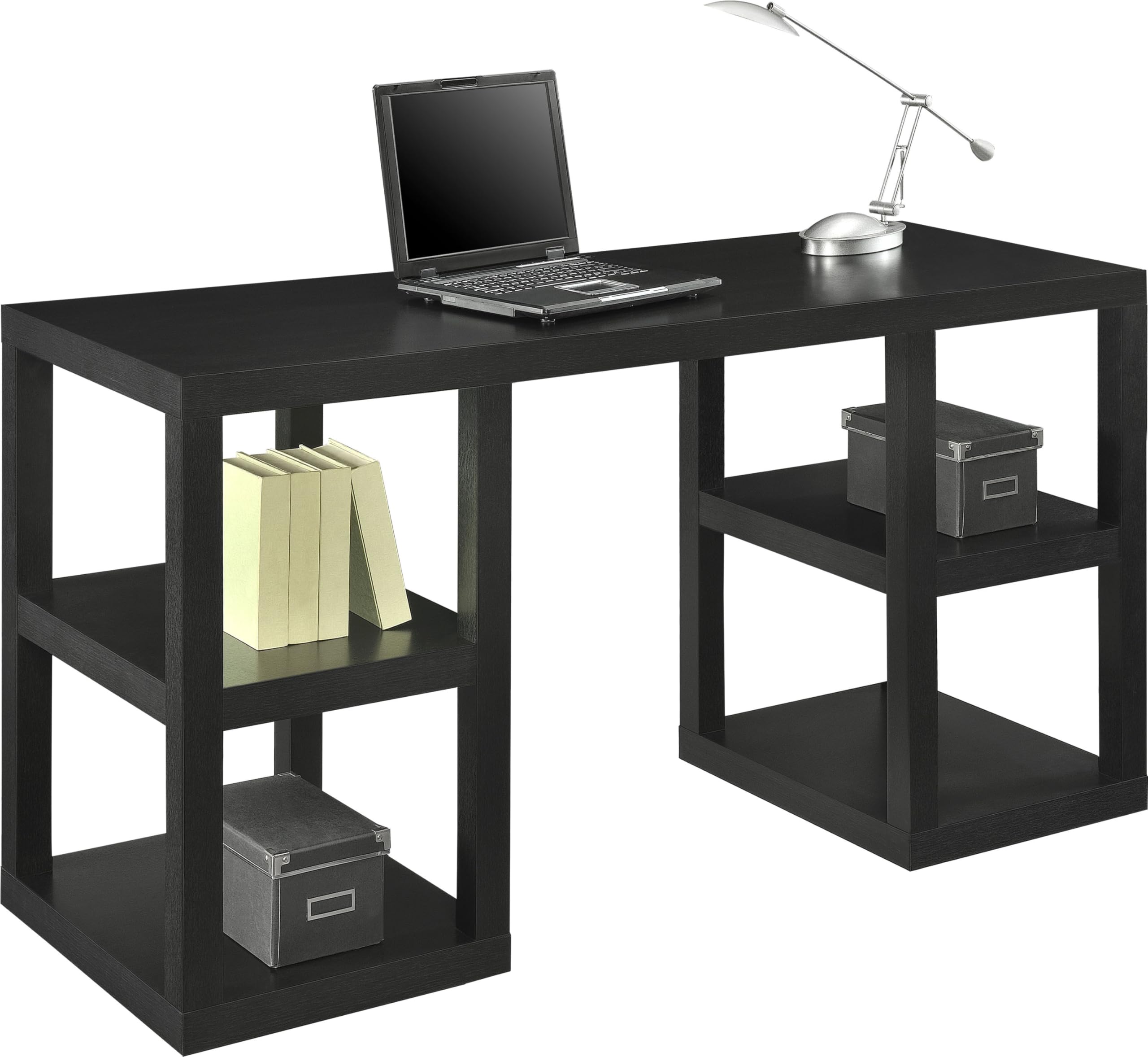 Ameriwood Home Parsons Deluxe Desk, Black