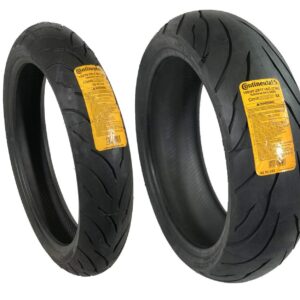 CONTINENTAL MOTION Tire Set 120/70zr17 Front & 180/55zr17 Rear 180 55 17 120 70 17 2 Tire Set