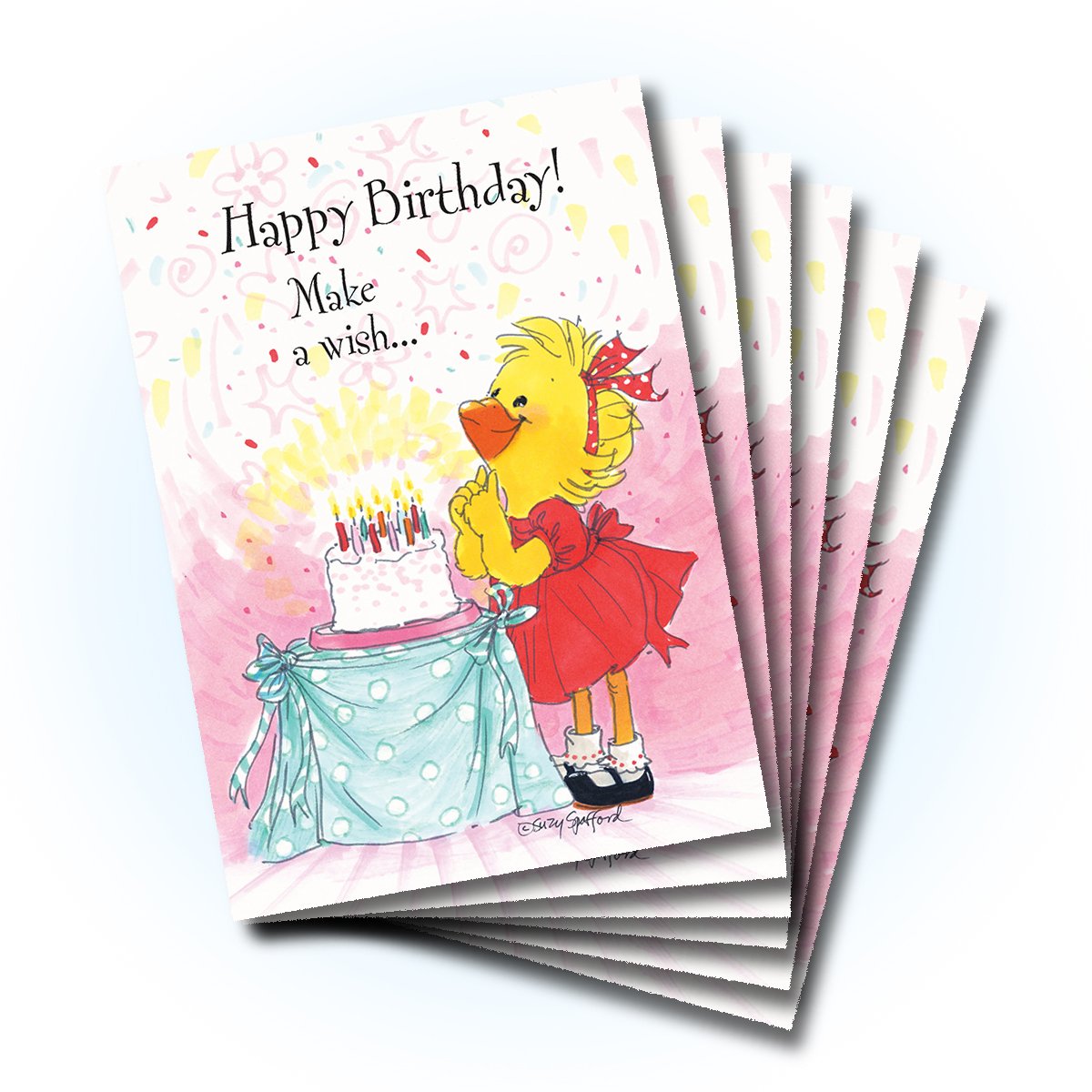 Suzy's Zoo Happy Birthday Card 6-Pack 10327