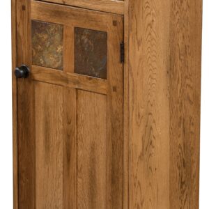 Sunny Designs Sedona Trash Box, Rustic Oak Finish