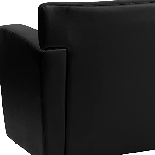 Flash Furniture HERCULES Majesty Series Black LeatherSoft Loveseat