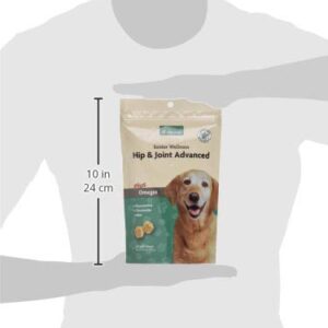 NaturVet – Senior Wellness Hip & Joint Advanced Plus Omegas | Help Support Your Pet’s Healthy Hip & Joint Function | Supports Joints, Cartilage & Connective Tissues | 120 Soft Chews