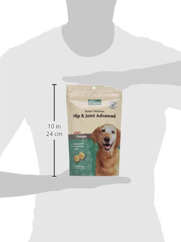 NaturVet – Senior Wellness Hip & Joint Advanced Plus Omegas | Help Support Your Pet’s Healthy Hip & Joint Function | Supports Joints, Cartilage & Connective Tissues | 120 Soft Chews