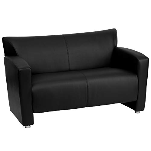 Flash Furniture HERCULES Majesty Series Black LeatherSoft Loveseat