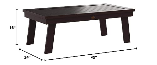 Highwood AD-DSCT1-ACE Adirondack Coffee Table, Weathered Acorn