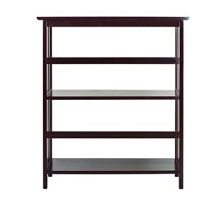 Casual Home Mission Style 3-Shelf Bookcase, Espresso