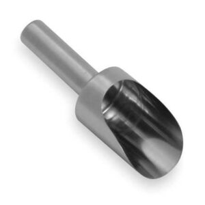 Scoop, 8 Oz, 304 Stainless Steel