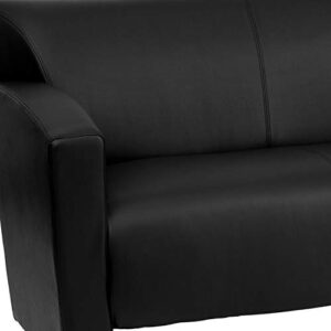 Flash Furniture HERCULES Majesty Series Black LeatherSoft Loveseat