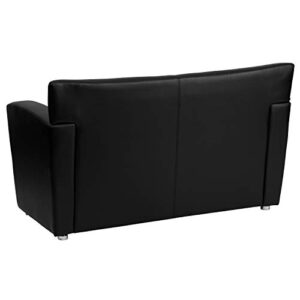 Flash Furniture HERCULES Majesty Series Black LeatherSoft Loveseat