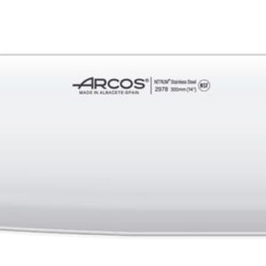 ARCOS Roma Knife/Butcher Knife 14 Inch Nitrum Stainless Steel and 360 mm blade. Ergonomic Polypropylene Handle. Series 2900. Features different handle colors to make it easier. Color Yellow.