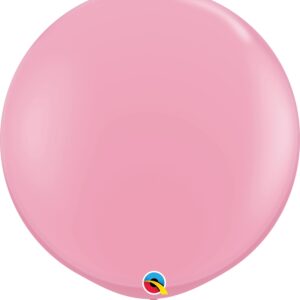 Qualatex 3' Pink Latex Balloons (2ct)