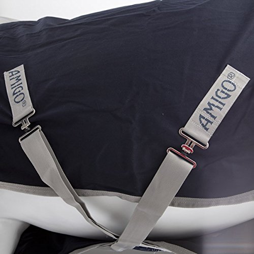 HORSEWARE Ireland Amigo Stable Sheet X Sur Poly, Color: Navy/Silver, Size: 78 (ADRF22-BI00-78)