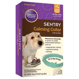 sentry calming collar for dogs (3 pack)