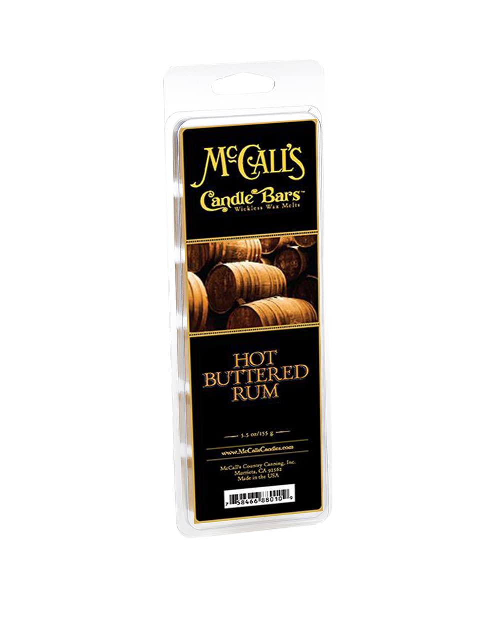 McCall's Candle Bars | Hot Buttered Rum | 5.5 oz