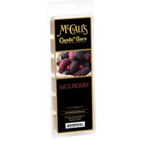 McCall's Candle Bars |Mulberry | Highly Scented & Long Lasting | Premium Wax & Fragrance | Made in The USA | 5.5 oz