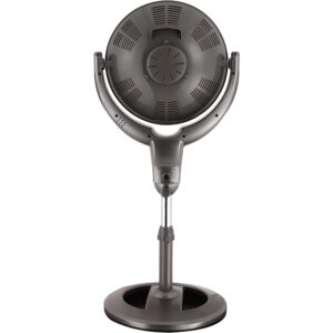 Optimus 14" Oscil Pedestal Digital Dish Remote Heater, Black