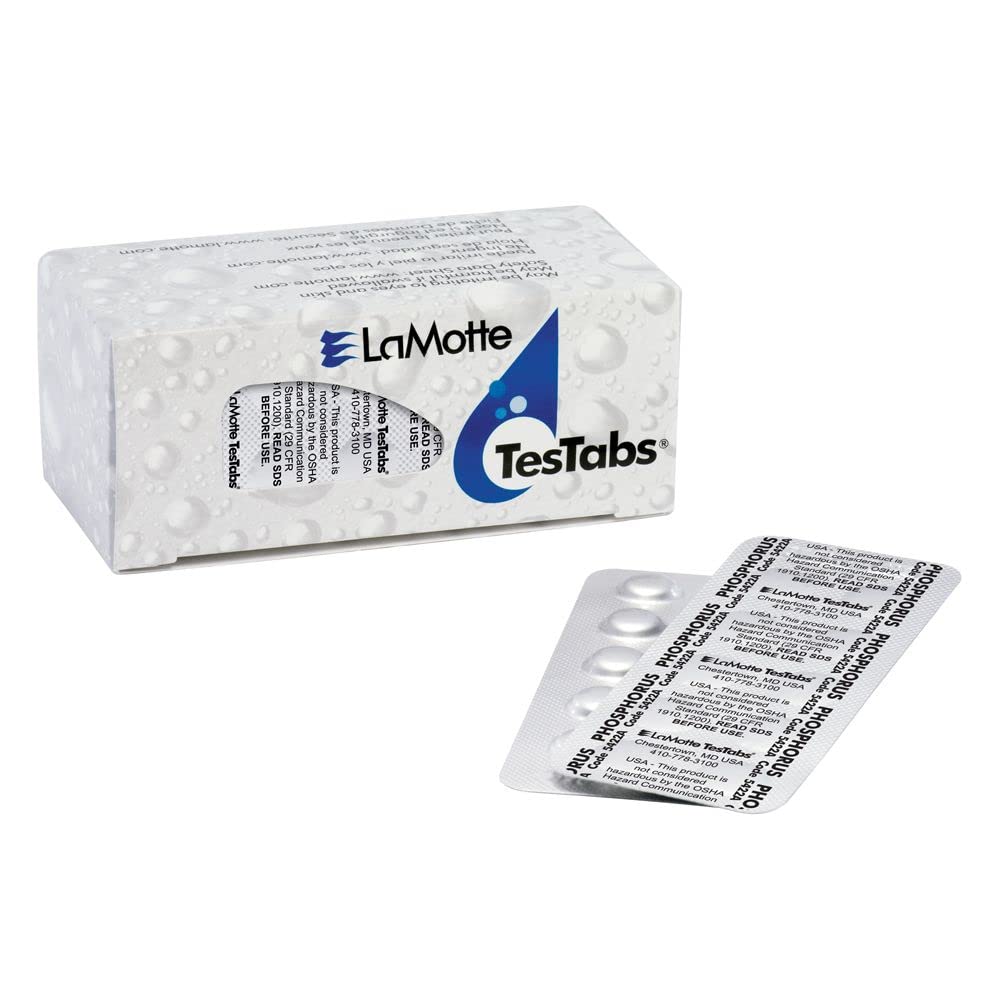 LaMotte TesTab Refill, Phosphorus Test Tablets for Phosphate Kit, 50 Tests