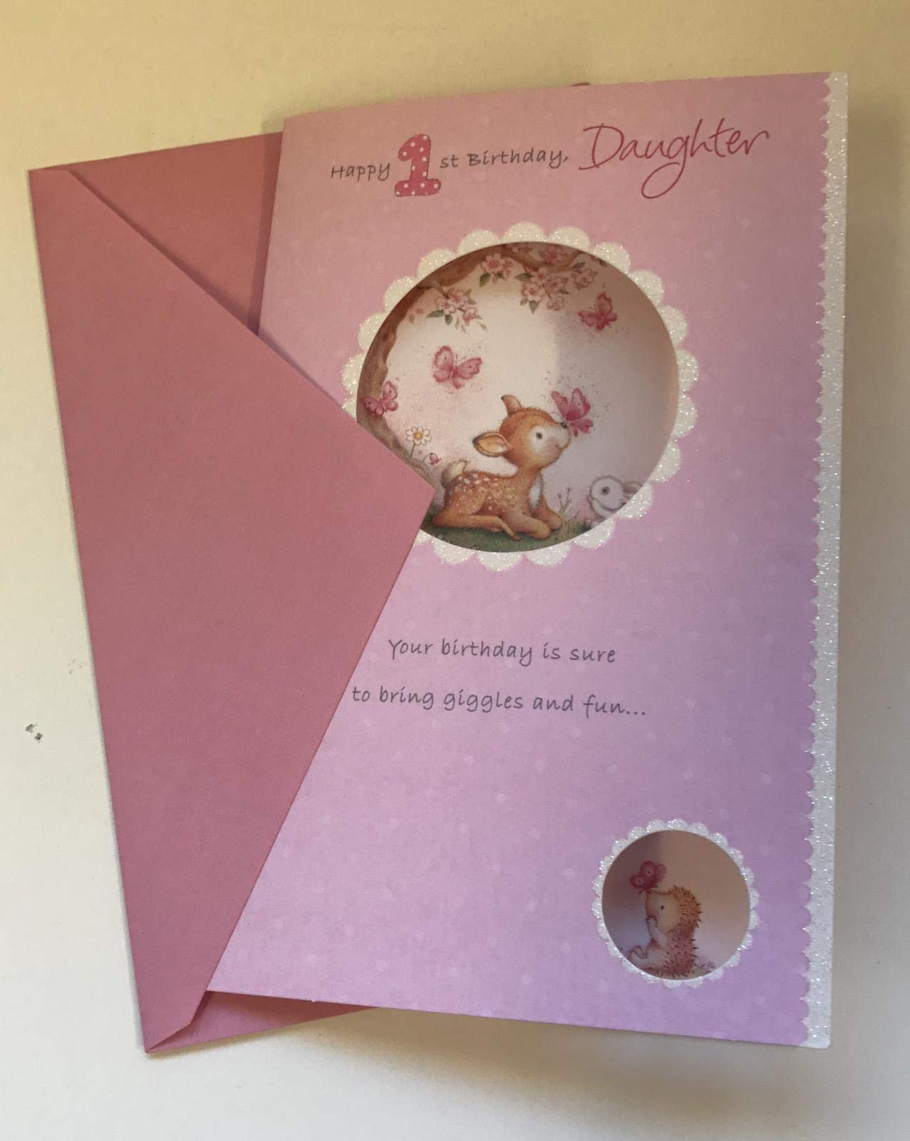 1st Birthday Daughter, Birthday Greetings Card