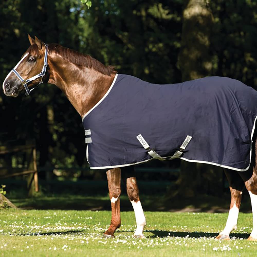 HORSEWARE Ireland Amigo Stable Sheet X Sur Poly, Color: Navy/Silver, Size: 78 (ADRF22-BI00-78)