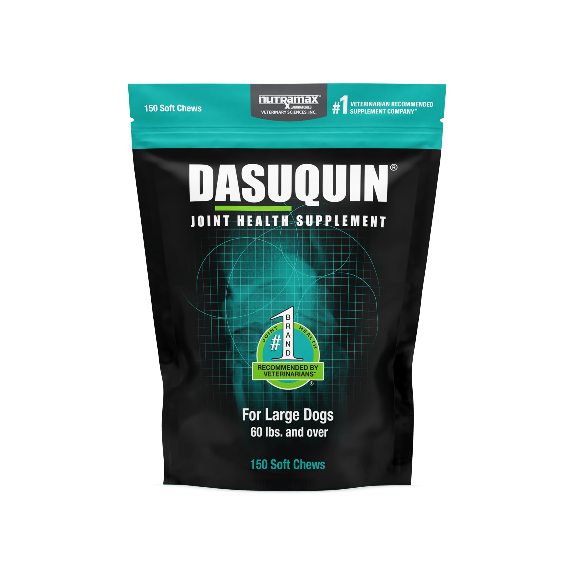 Nutramax Laboratories Dasuquin Joint Health Supplement for Large Dogs - With Glucosamine, Chondroitin, ASU, Boswellia Serrata Extract, and Green Tea Extract, 150 Soft Chews